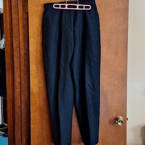 Talbots lined black dress pants